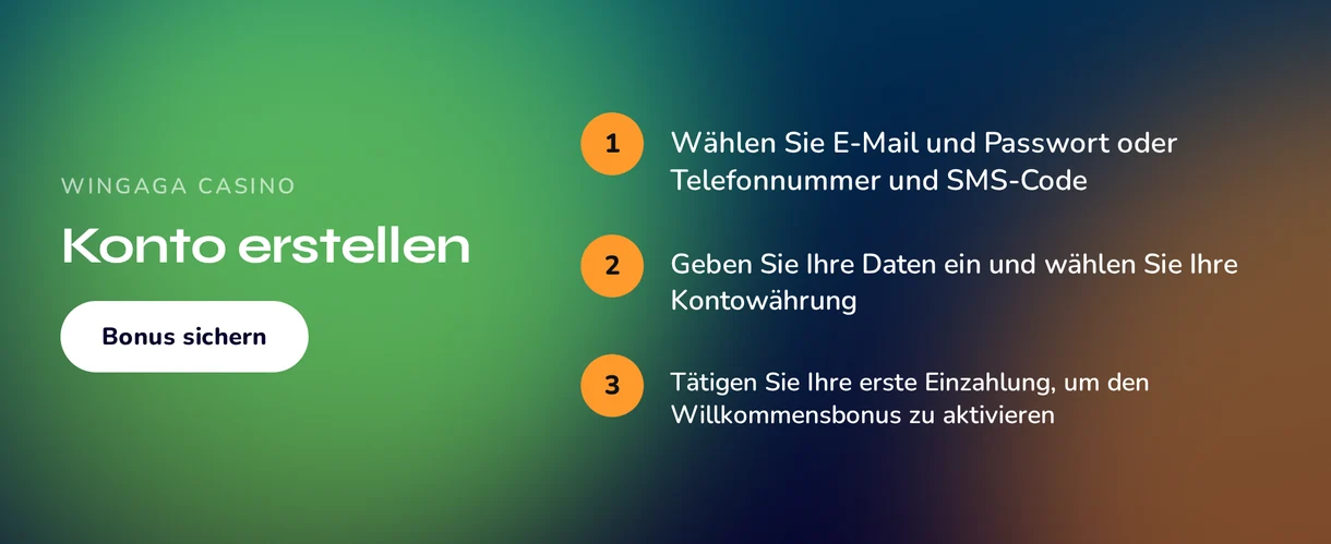 Spielerkonto erstellen